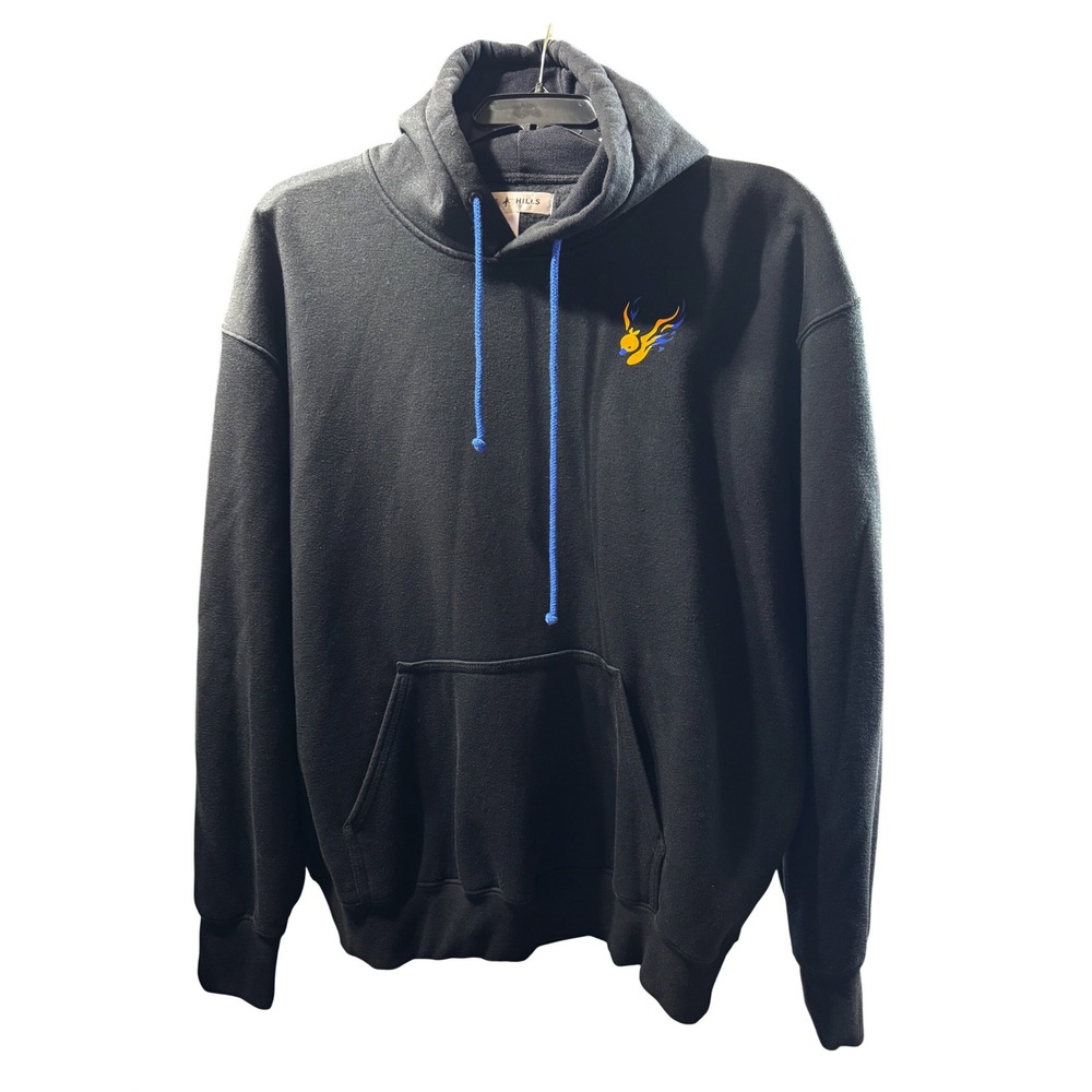 FIVE HILLS XL Men's Hoodie Sweatshirt Quackity Planet Black Signed Autographed